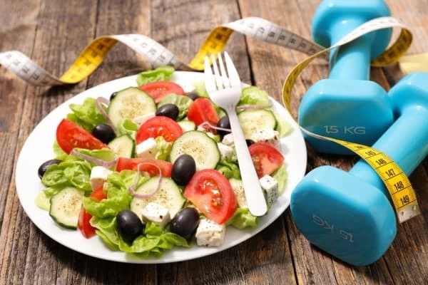 Example of good diet and exercise Lower Place
