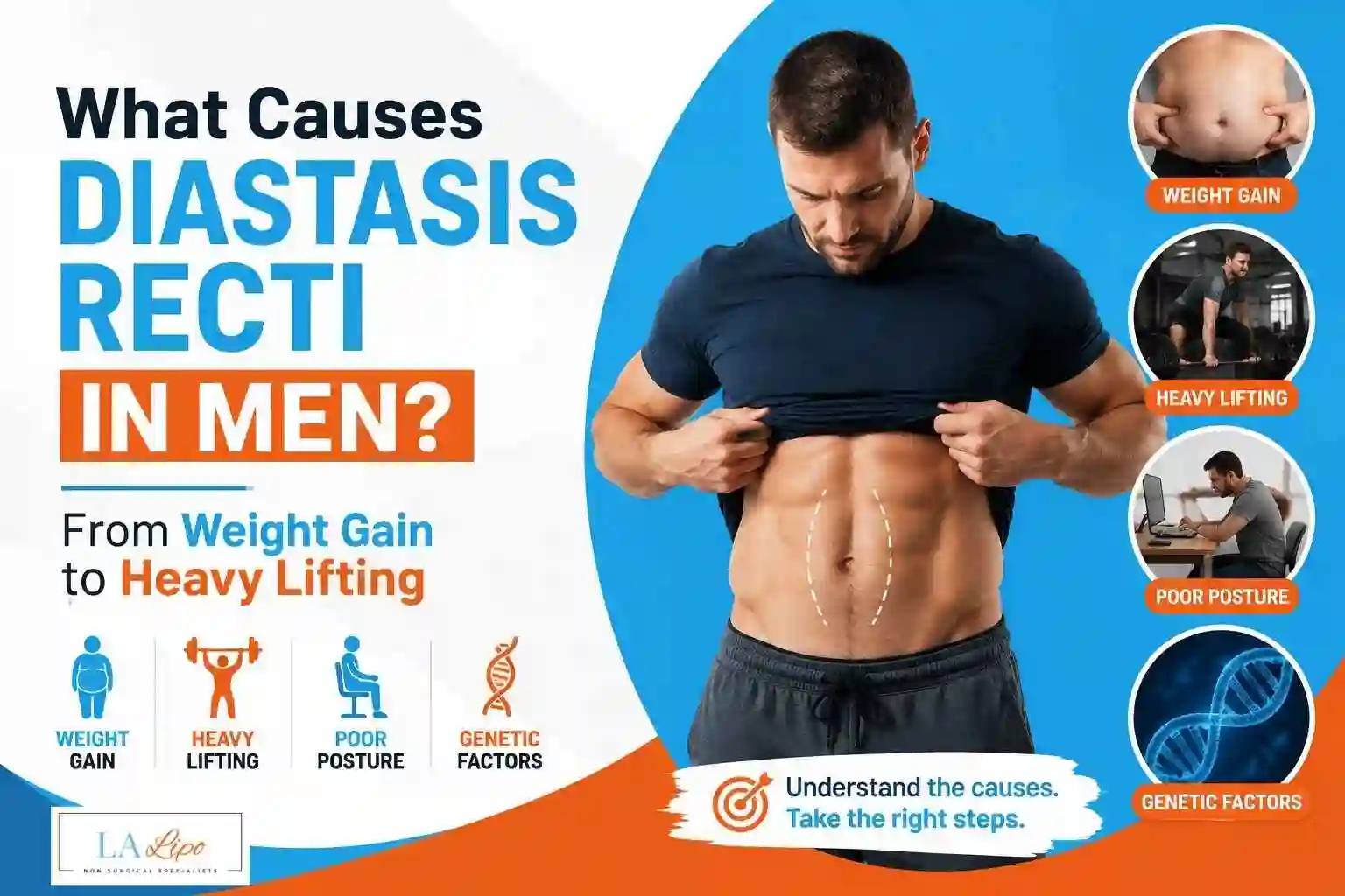 What Causes Diastasis Recti in Men? From Weight Gain to Heavy Lifting Lower Place